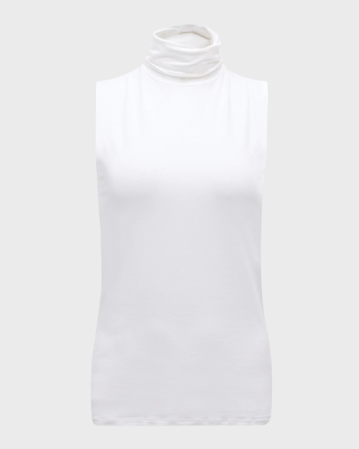 Мягкая эластичная водолазка без рукавов Majestic Filatures, белый
Мягкая эластичная водолазка без рукавов Majestic Filatures, белый