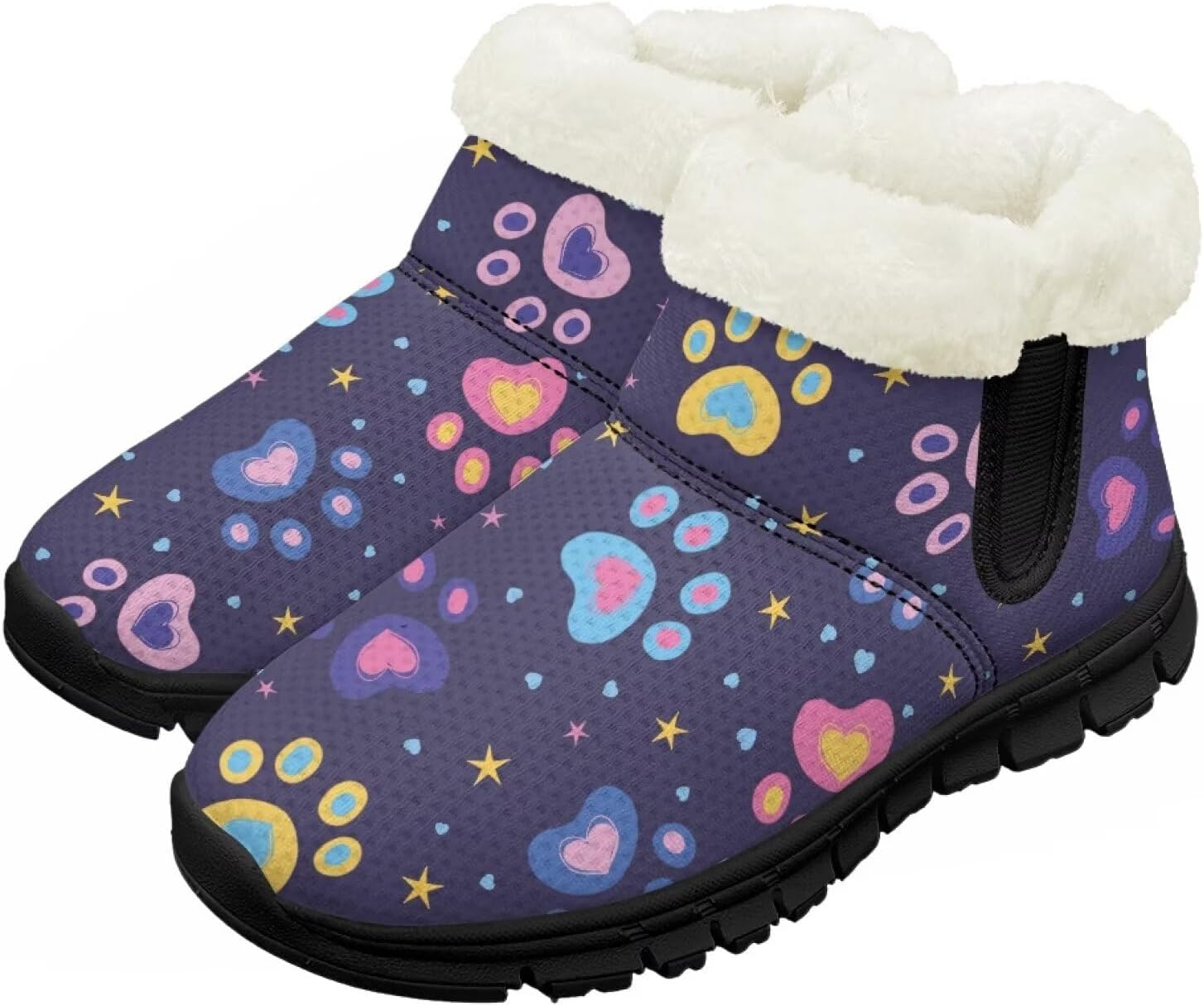 Зимние ботинки для девочек и мальчиков, ботильоны для детей, теплые с мехом, противоскользящие Pzuqiu, Purple Dog Paws
Зимние ботинки для девочек и мальчиков, ботильоны для детей, теплые с мехом, противоскользящие Pzuqiu, Purple Dog Paws