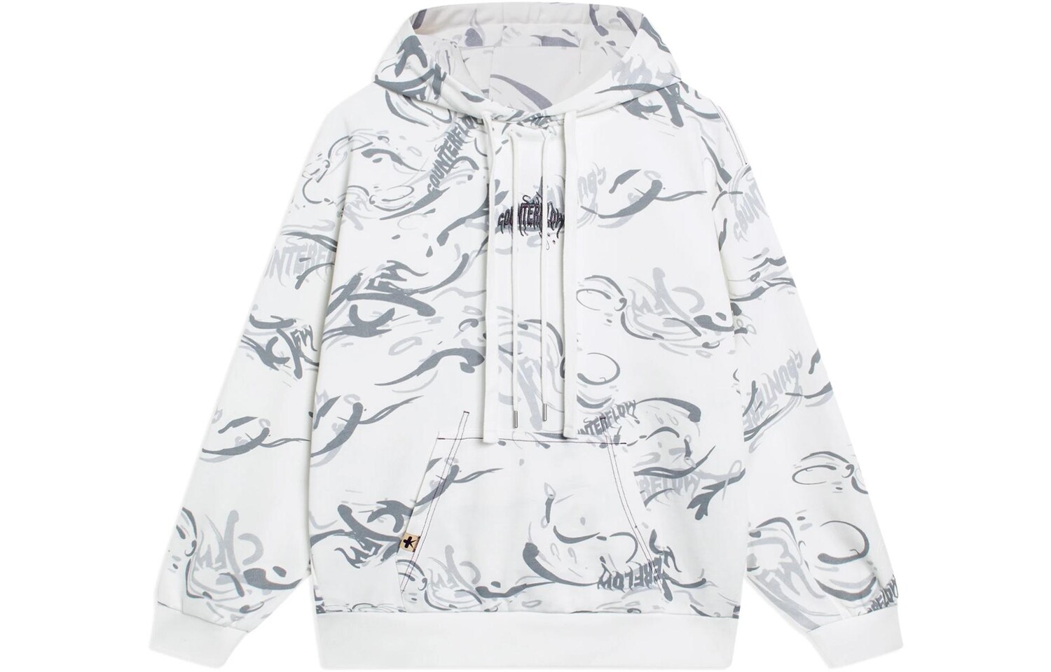 Толстовка CF Tracing унисекс белая Lining, белый 
Толстовка CF Tracing унисекс белая Lining, белый