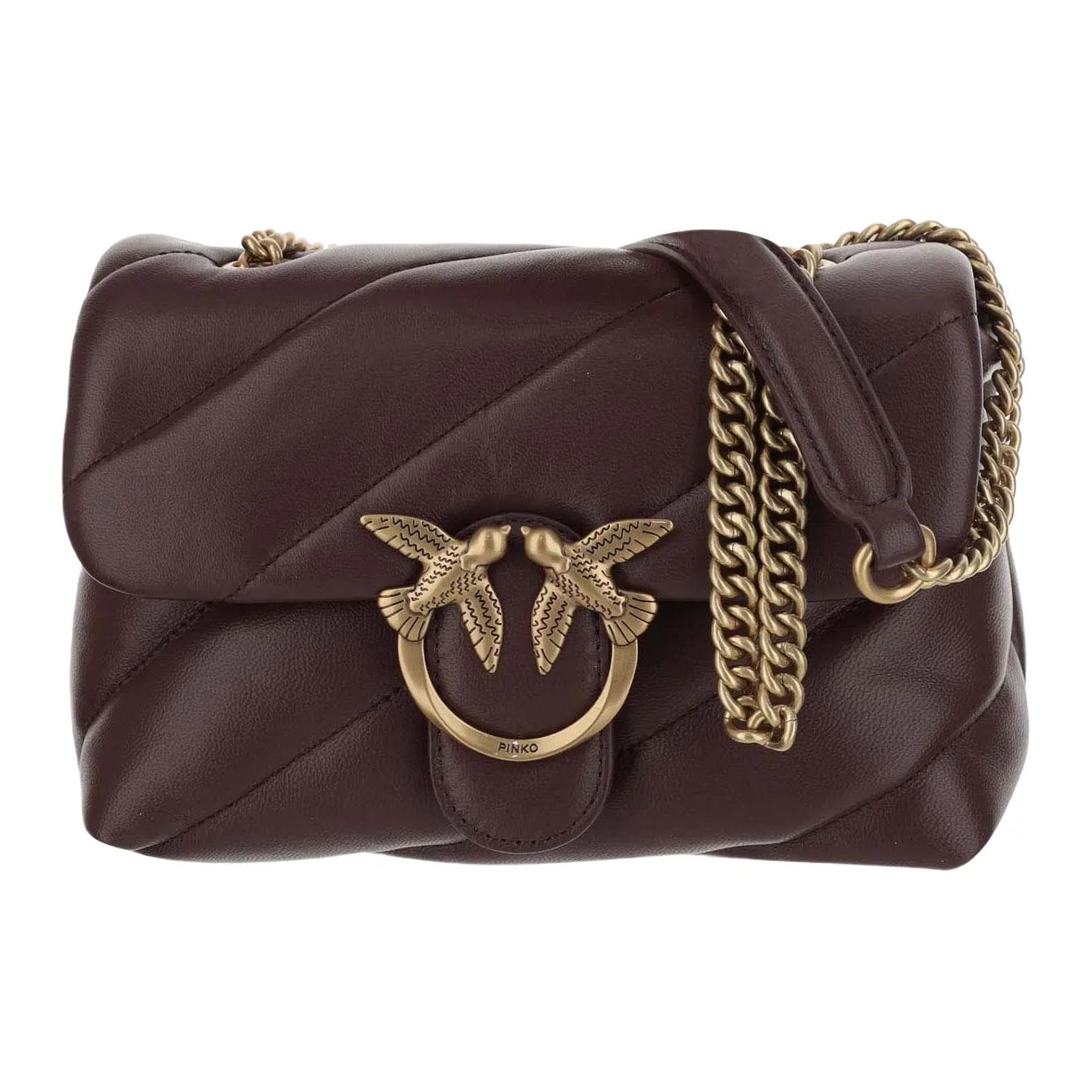 Любовный пуф стеганая мини-сумка через плечо PINKO
Любовный пуф стеганая мини-сумка через плечо PINKO