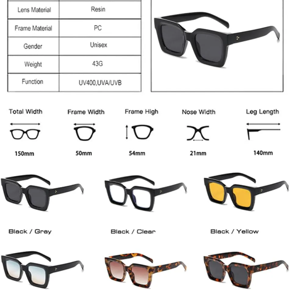 Солнцезащитные очки Rivets 2027 для мужчин в винтажном стиле, модные солнцезащитные очки UV400 для женщин, градиентные солнцезащитные очки MTZJH, Black Yellow
Солнцезащитные очки Rivets 2027 для мужчин в винтажном стиле, модные солнцезащитные очки UV400 для женщин, градиентные солнцезащитные очки MTZJH, Black Yellow