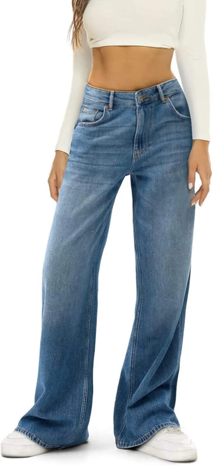 Женские джинсы Boyfriend Denim Pants Wide Leg Doloame
Женские джинсы Boyfriend Denim Pants Wide Leg Doloame