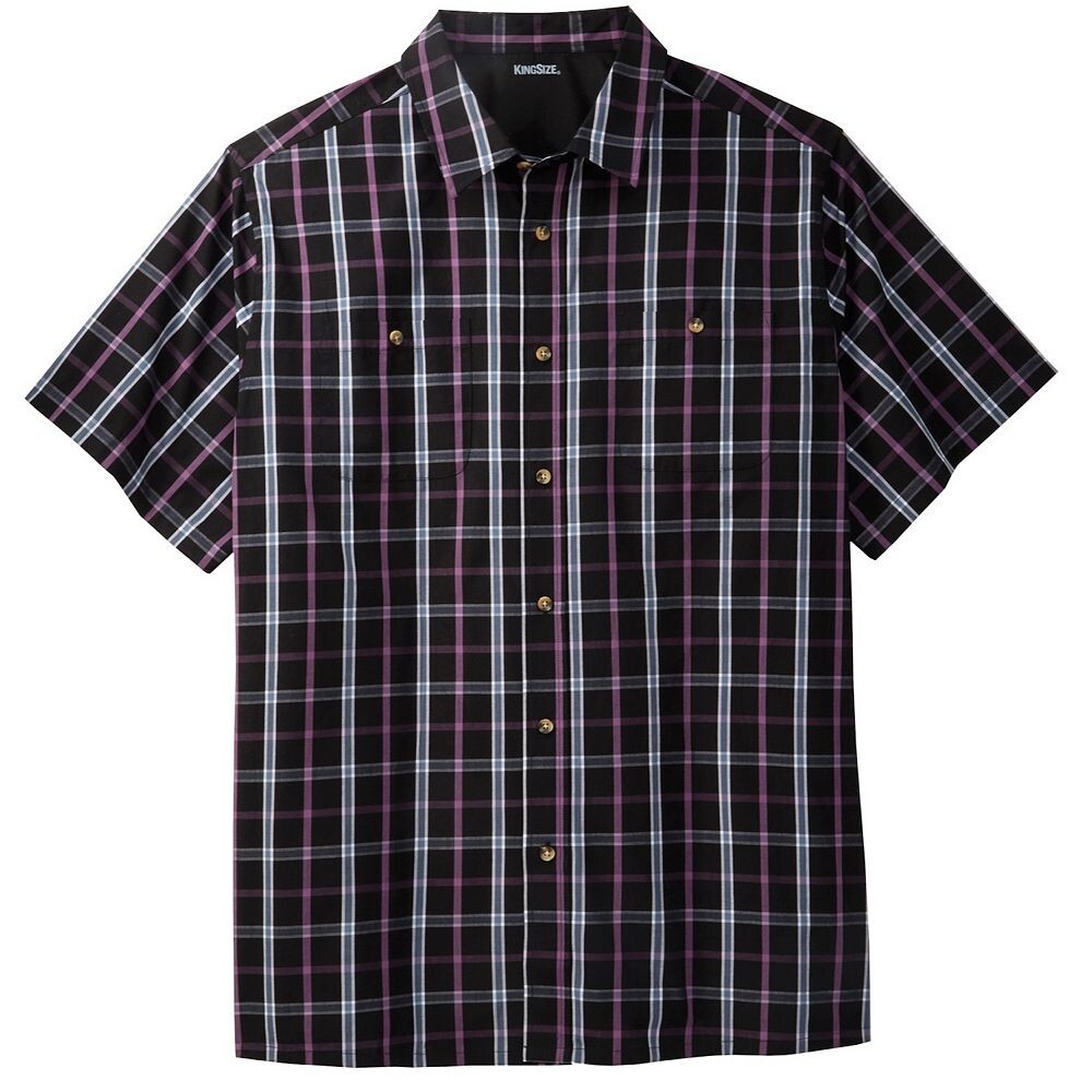 Мужская спортивная рубашка в клетку с короткими рукавами и принтом Kingsize Big & Tall KingSize, цвет Dark Purple Check
Мужская спортивная рубашка в клетку с короткими рукавами и принтом Kingsize Big & Tall KingSize, цвет Dark Purple Check