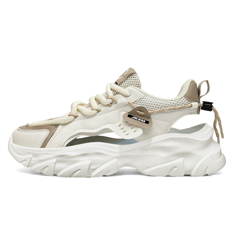 JKEM Мужские бежевые кроссовки на массивной подошве, цвет Beige
JKEM Мужские бежевые кроссовки на массивной подошве, цвет Beige