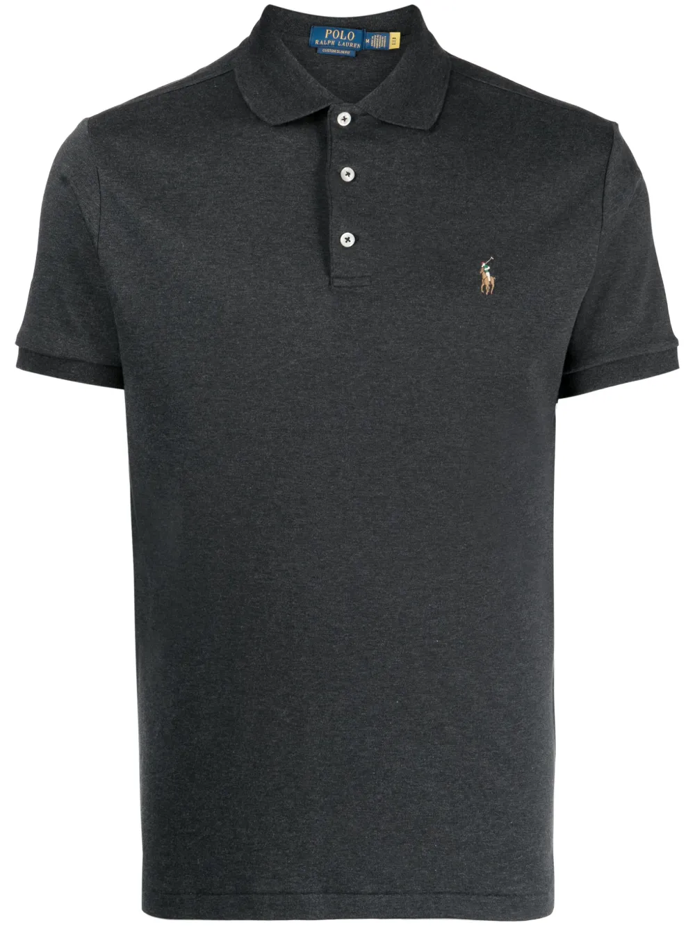Рубашка поло с вышивкой Polo Pony POLO RALPH LAUREN, серый 
Рубашка поло с вышивкой Polo Pony POLO RALPH LAUREN, серый