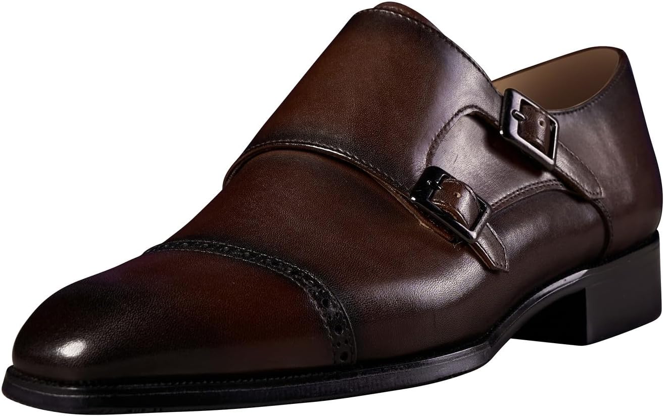 Мужские кожаные туфли Santimon с монк-ремнями, прошитые по методу Блейк, черные лоферы из натуральной коровьей кожи, туфли для выпускного бала, свадьбы и бизнес-мероприятий
Мужские кожаные туфли Santimon с монк-ремнями, прошитые по методу Блейк, черные лоферы из натуральной коровьей кожи, туфли для выпускного бала, свадьбы и бизнес-мероприятий