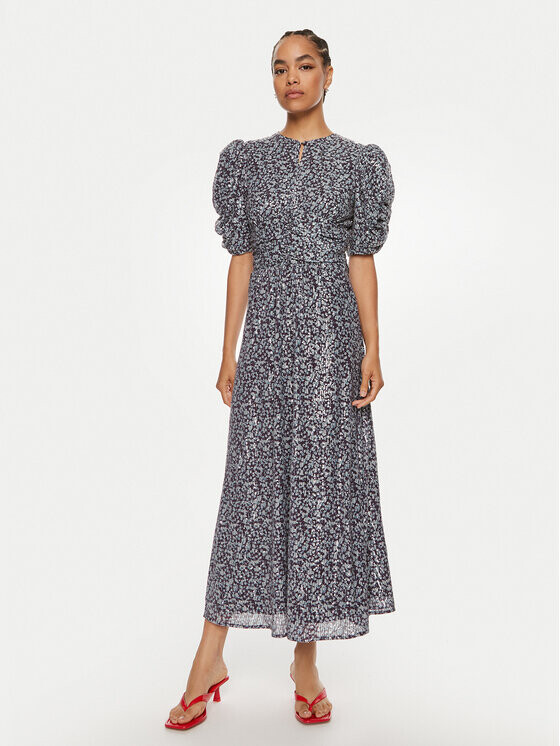 Коктейльное платье синего стандартного кроя Rotate, синий
Коктейльное платье синего стандартного кроя Rotate, синий