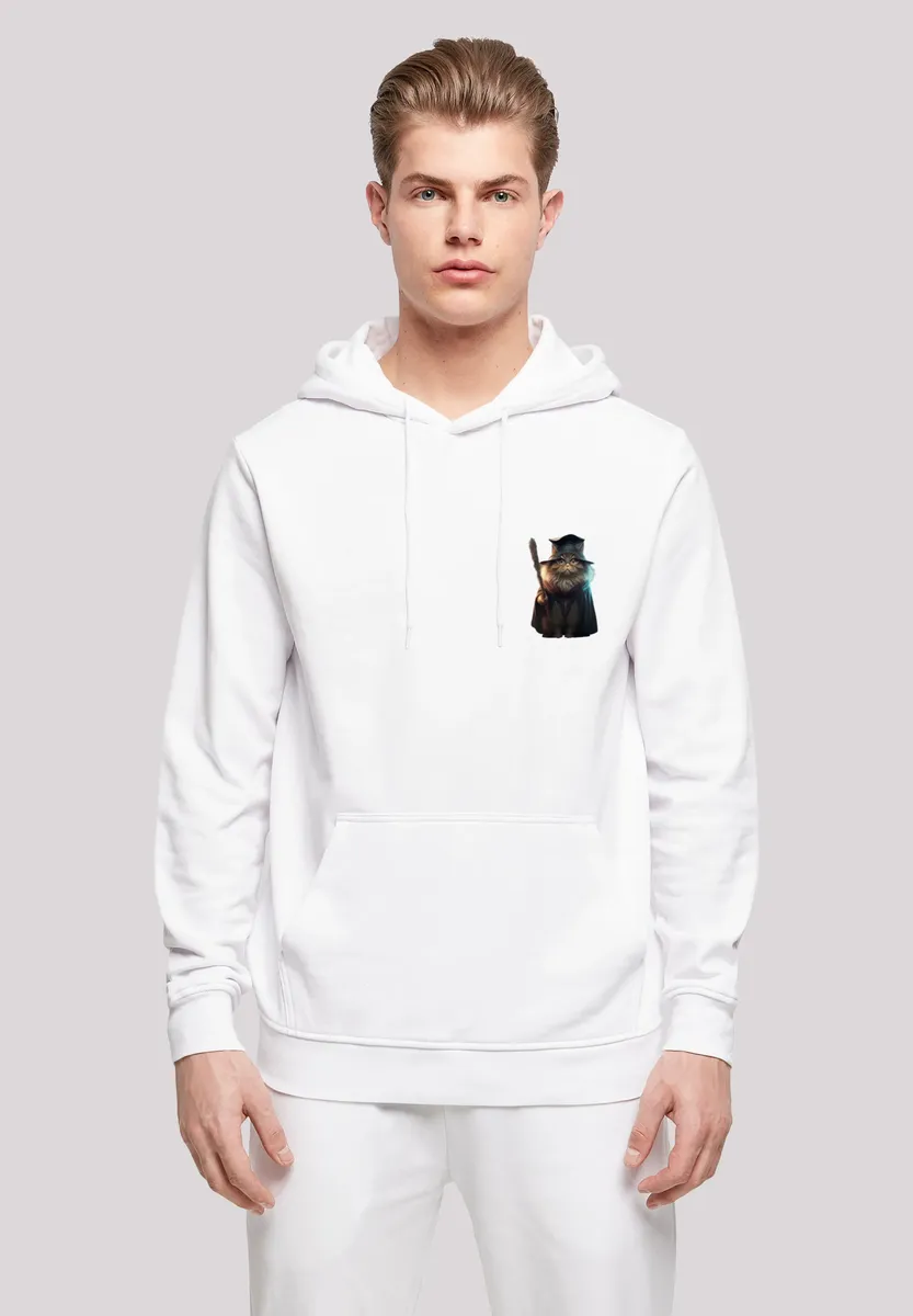 Толстовка F4NT4STIC "Wizard Cat HOODIE", принт, белый 
Толстовка F4NT4STIC "Wizard Cat HOODIE", принт, белый