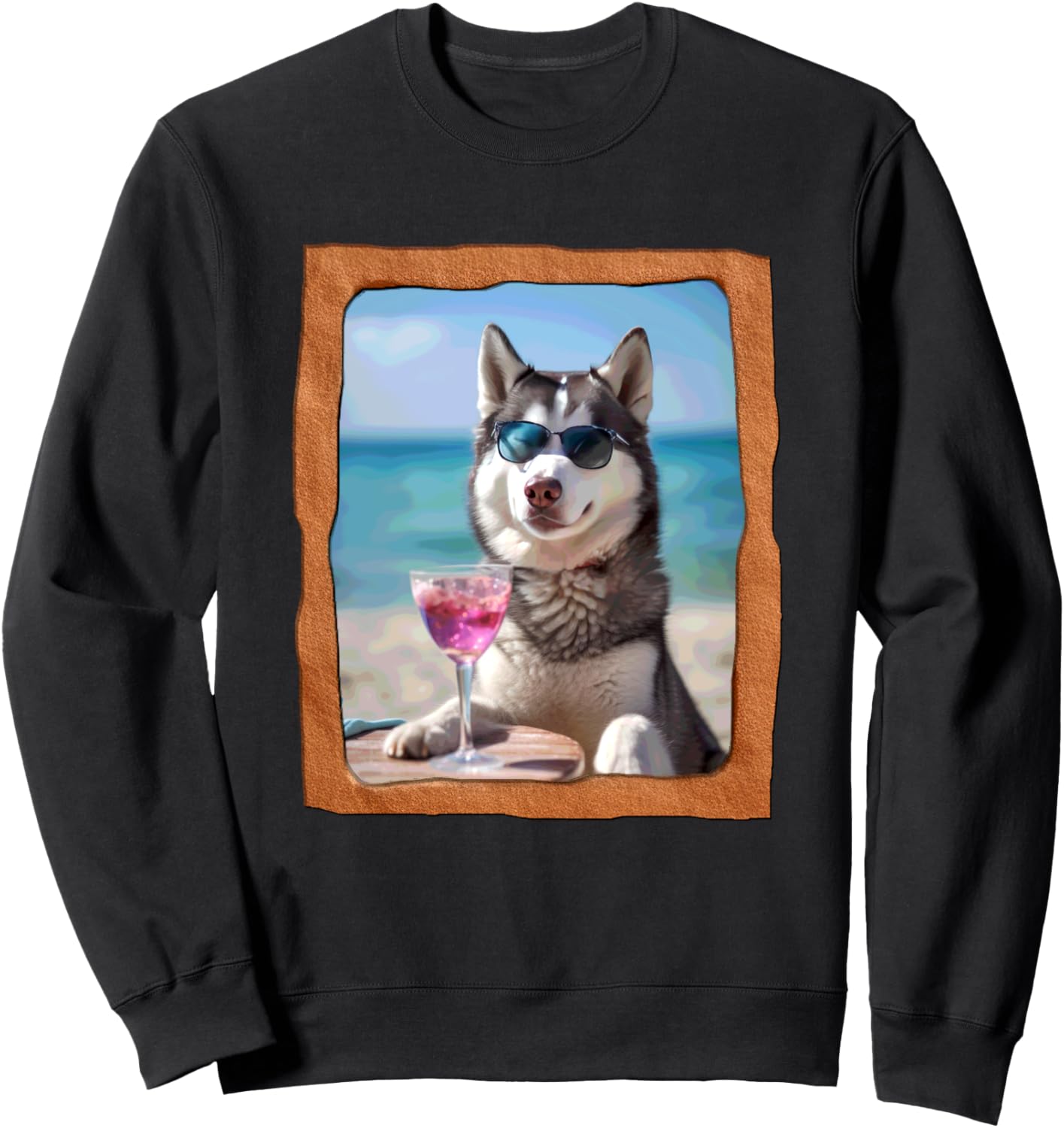 Толстовка с изображением хаски в солнцезащитных очках, для пляжного отдыха и развлечений с напитками Playful Summer Vibes Pet Relaxation Beach Life, черный
Толстовка с изображением хаски в солнцезащитных очках, для пляжного отдыха и развлечений с напитками Playful Summer Vibes Pet Relaxation Beach Life, черный