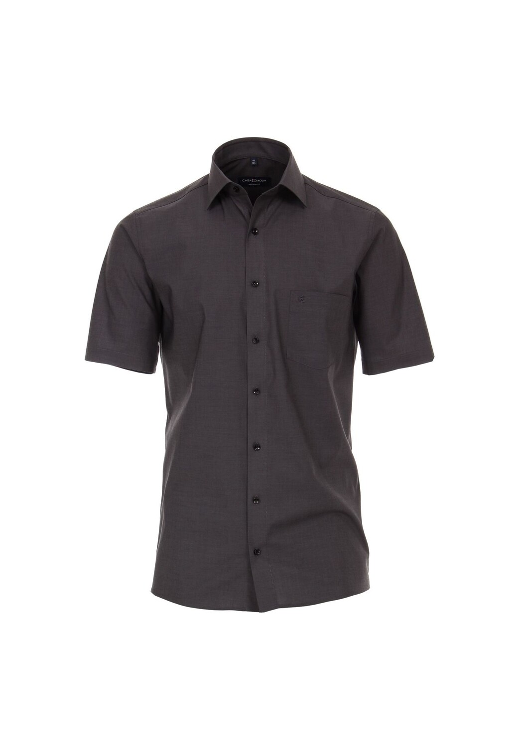 Мужская деловая рубашка с короткими рукавами, однотонная, современного кроя CASAMODA, темно-серый
Мужская деловая рубашка с короткими рукавами, однотонная, современного кроя CASAMODA, темно-серый