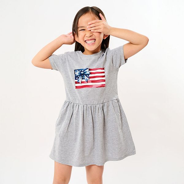 Платье для малышей в стиле кокет с флагом США The Juniper Shop, Heather Grey
Платье для малышей в стиле кокет с флагом США The Juniper Shop, Heather Grey