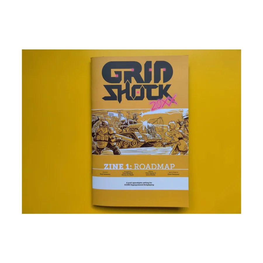 Grid Shock 20XX Zine 1 - Roadmap, Grid Shock 20XX, мягкая обложка
Grid Shock 20XX Zine 1 - Roadmap, Grid Shock 20XX, мягкая обложка