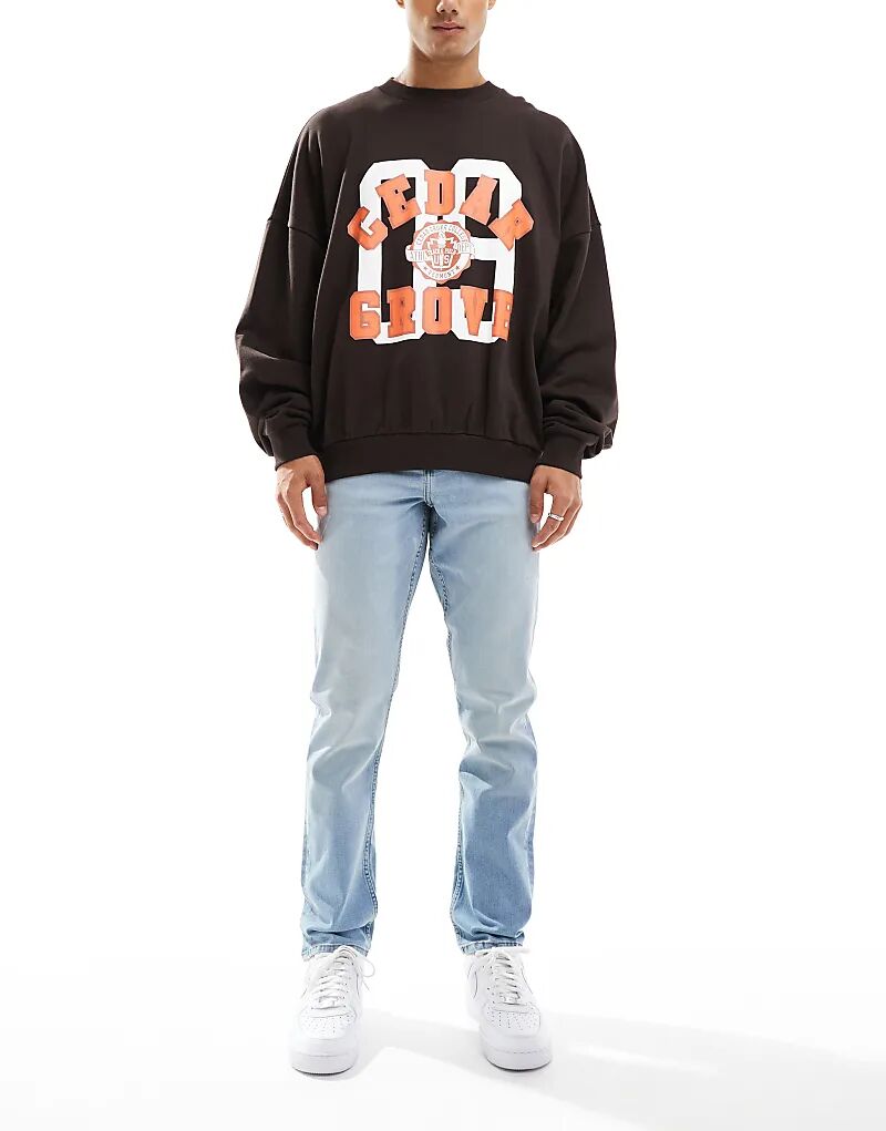 Узкие джинсы в средне-синем цвете ASOS DESIGN
Узкие джинсы в средне-синем цвете ASOS DESIGN