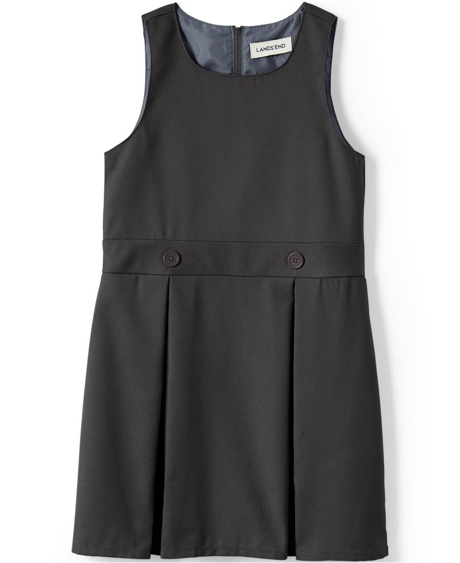 Однотонный комбинезон для девочек до колена Lands' End, Academic gray
Однотонный комбинезон для девочек до колена Lands' End, Academic gray