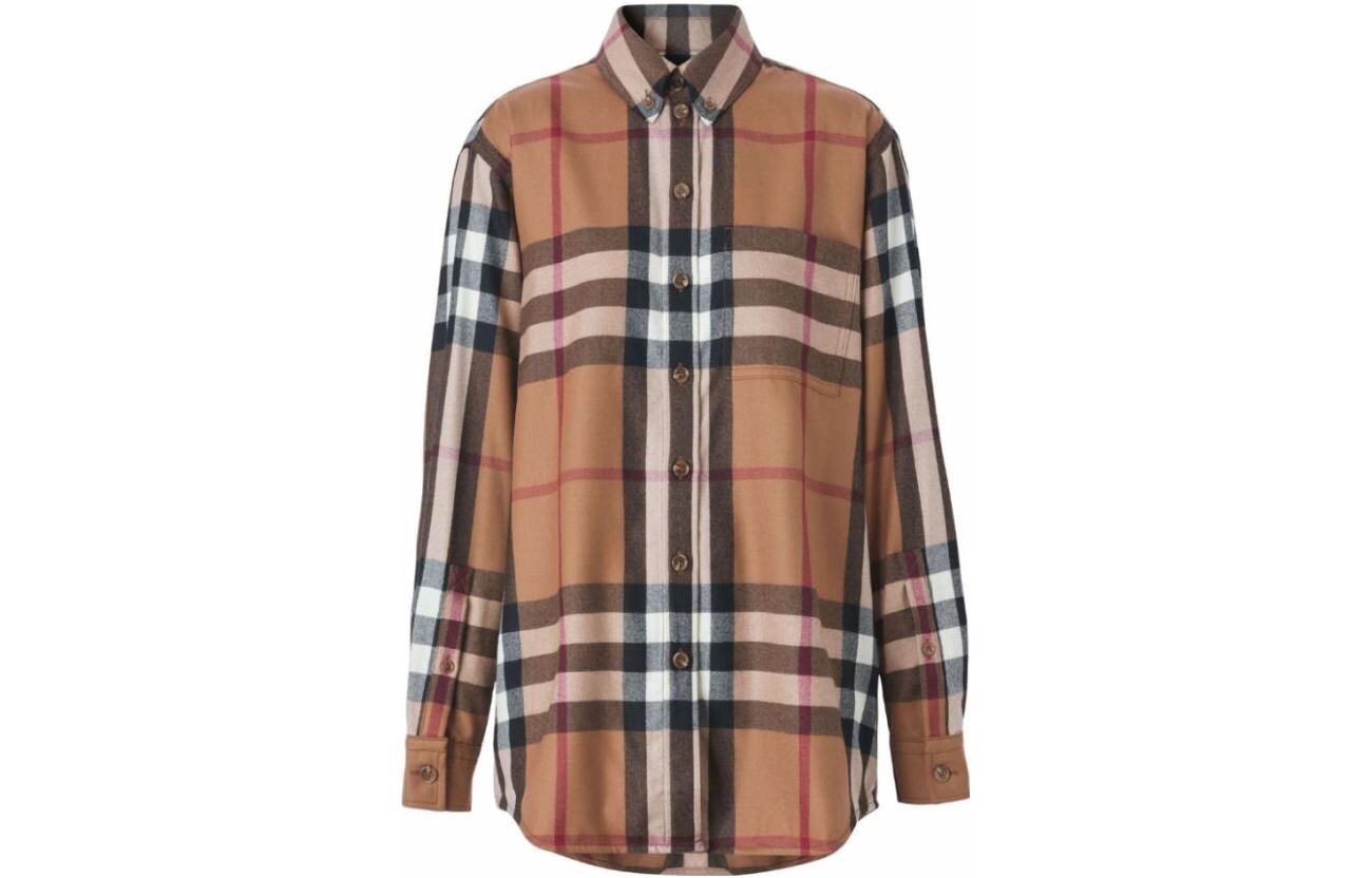 Рубашка женская Burberry, коричневый
Рубашка женская Burberry, коричневый