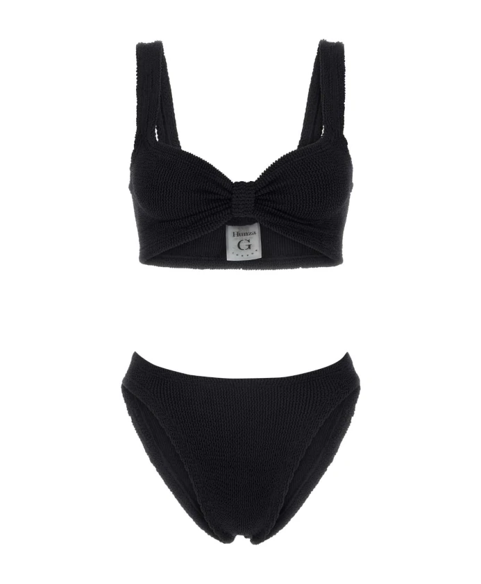 Черный эластичный нейлоновый бикини Бонни Hunza G, черный
Черный эластичный нейлоновый бикини Бонни Hunza G, черный