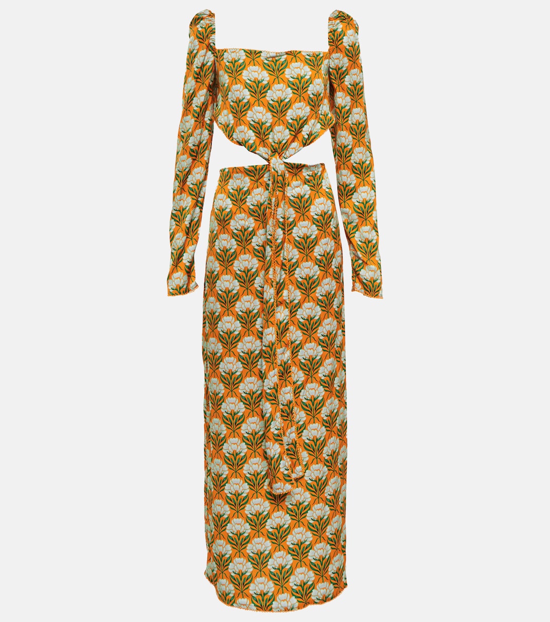 Платье макси Cuarzo с вырезом и цветочным принтом Agua by Agua Bendita, Semilla Otono 
Платье макси Cuarzo с вырезом и цветочным принтом Agua by Agua Bendita, Semilla Otono