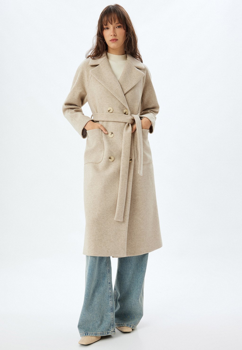 Классическое пальто Koton, коричневый
Классическое пальто Koton, коричневый