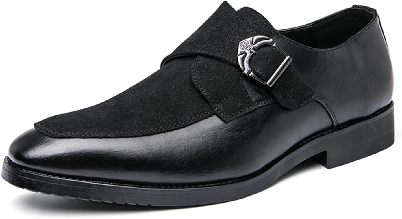 Мужские лоферы-слипоны с монк-ремешком из замшевой кожи, с крылатым носком, двухцветная пэчворк, удобные, с нескользящей подошвой, для делового костюма, официального офиса, свадеб, выпускных и торжественных мероприятий Tixewsjh, черный
Мужские лоферы-слипоны с монк-ремешком из замшевой кожи, с крылатым носком, двухцветная пэчворк, удобные, с нескользящей подошвой, для делового костюма, официального офиса, свадеб, выпускных и торжественных мероприятий Tixewsjh, черный