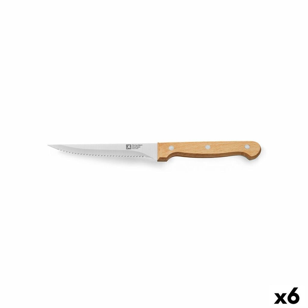 Ножи Richardson Sheffield Artisan для стейка, черное дерево, металл, нержавеющая сталь, 11 см (6 шт. в упаковке)
Ножи Richardson Sheffield Artisan для стейка, черное дерево, металл, нержавеющая сталь, 11 см (6 шт. в упаковке)