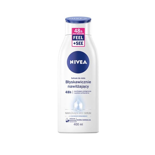 Мгновенно увлажняющий лосьон для тела 400мл Nivea
Мгновенно увлажняющий лосьон для тела 400мл Nivea
