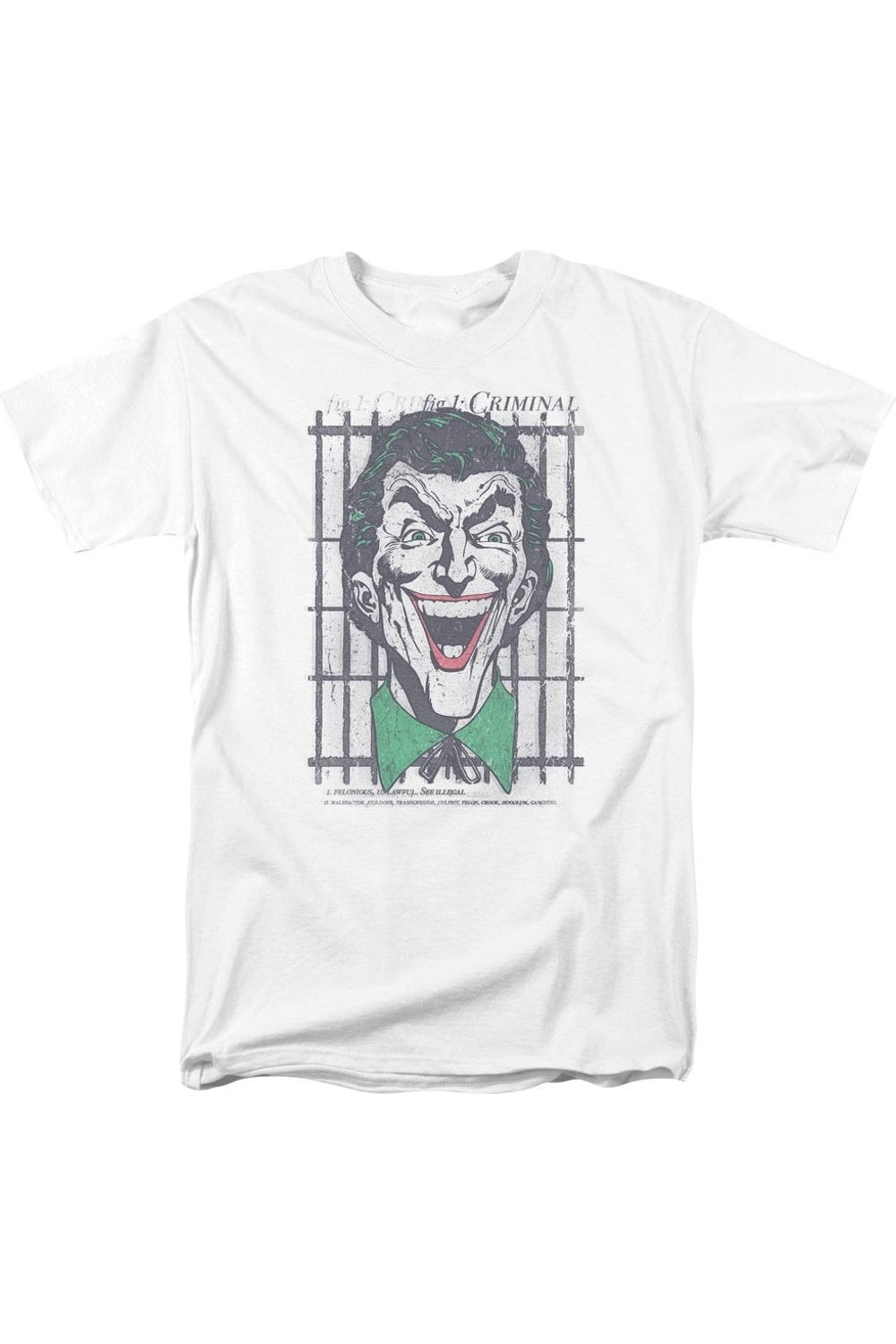 Футболка с коротким рукавом для взрослых DC Comics Criminal Gildan, белый
Футболка с коротким рукавом для взрослых DC Comics Criminal Gildan, белый