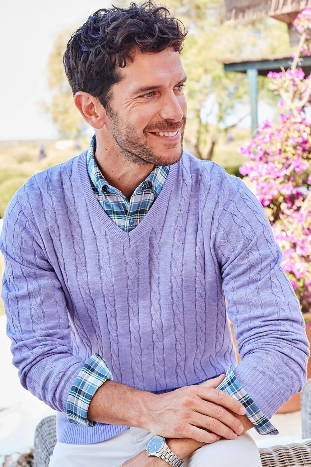 Роскошный кабельный джемпер Soft Touch Cotton Traders, фиолетовый
Роскошный кабельный джемпер Soft Touch Cotton Traders, фиолетовый