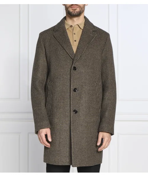 Шерстяное пальто с C-cam Boss, коричневый
Шерстяное пальто с C-cam Boss, коричневый