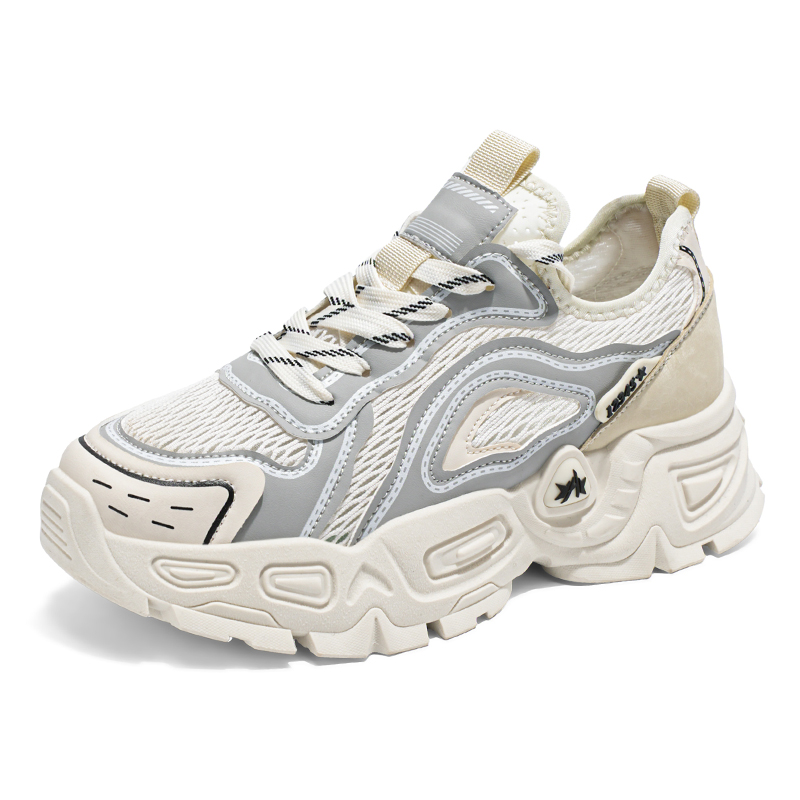 TONYBEAR Дышащие кроссовки на платформе для увеличения роста мужские бежево-серые, цвет Beige Gray
TONYBEAR Дышащие кроссовки на платформе для увеличения роста мужские бежево-серые, цвет Beige Gray