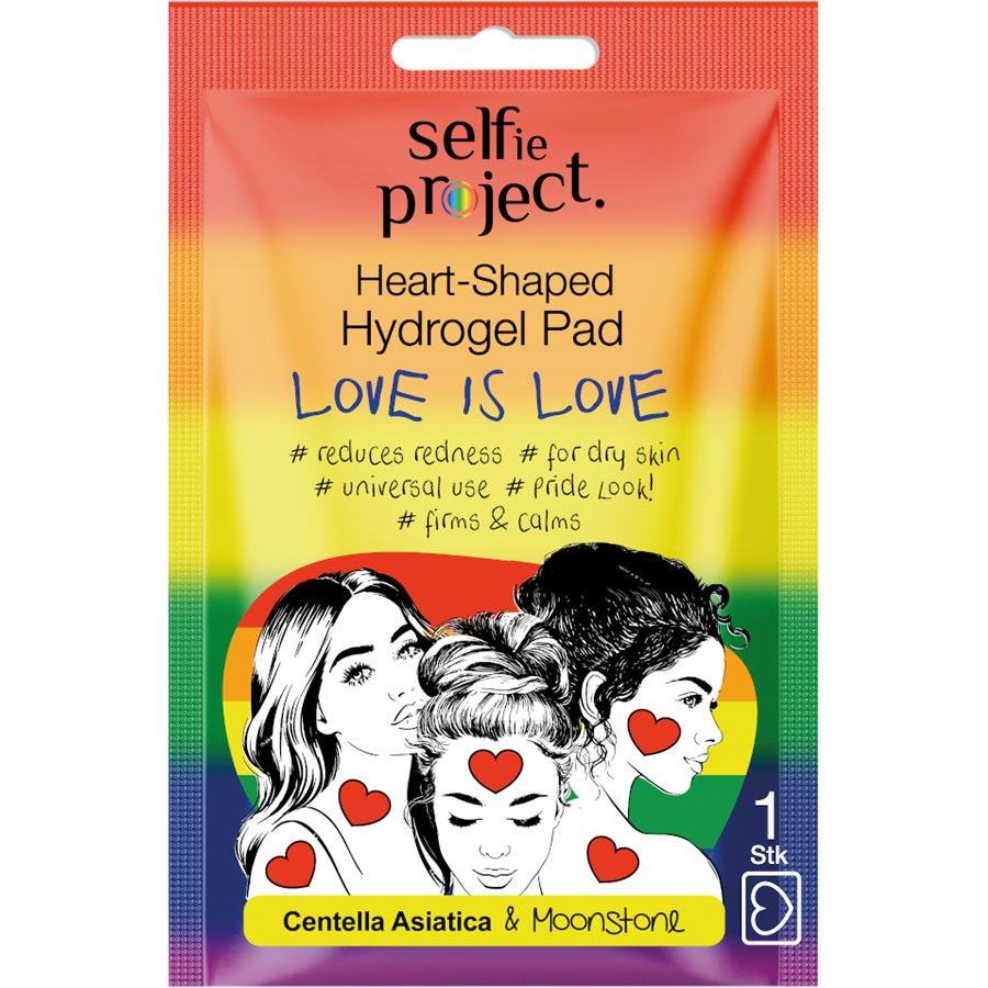 Маска для лица Selfie Project #LoveIsLove Heart-Shaped Hydrating Hydrogel Pad, 1 Stk.
Маска для лица Selfie Project #LoveIsLove Heart-Shaped Hydrating Hydrogel Pad, 1 Stk.