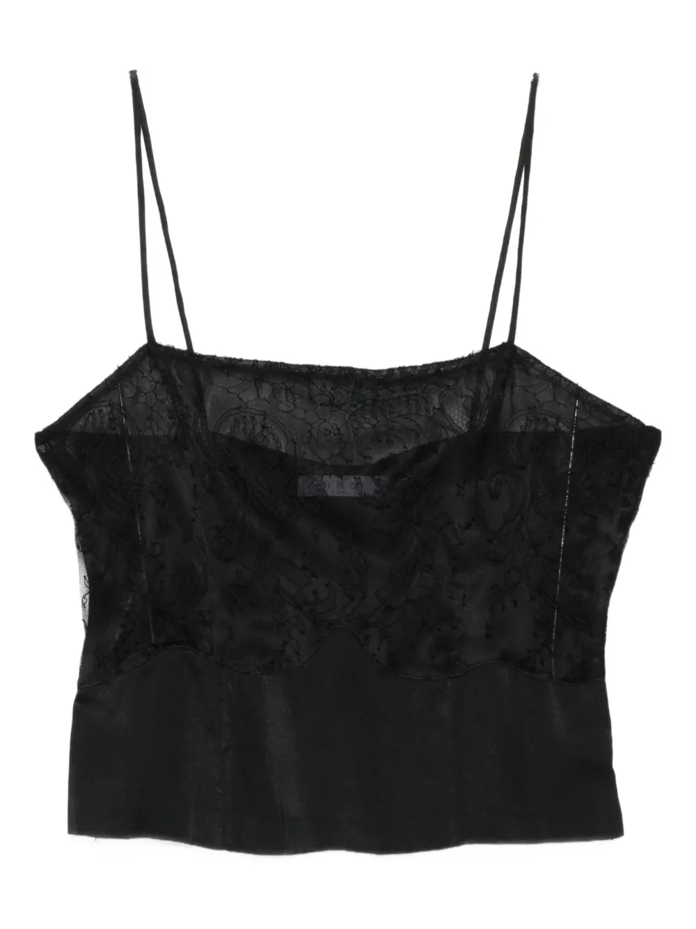 Топ с кружевными вставками Iro, черный
Топ с кружевными вставками Iro, черный