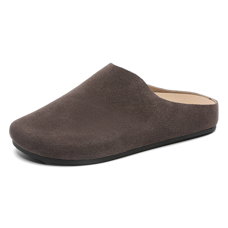 MADALLO Мужские домашние тапочки с закрытым носком на резиновой подошве устойчивые к истиранию коричневые, цвет Brown
MADALLO Мужские домашние тапочки с закрытым носком на резиновой подошве устойчивые к истиранию коричневые, цвет Brown