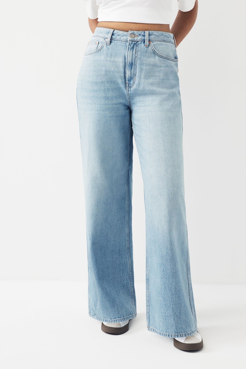 Свободные джинсы в форме песочных часов с широкими штанинами Next, синий
Свободные джинсы в форме песочных часов с широкими штанинами Next, синий