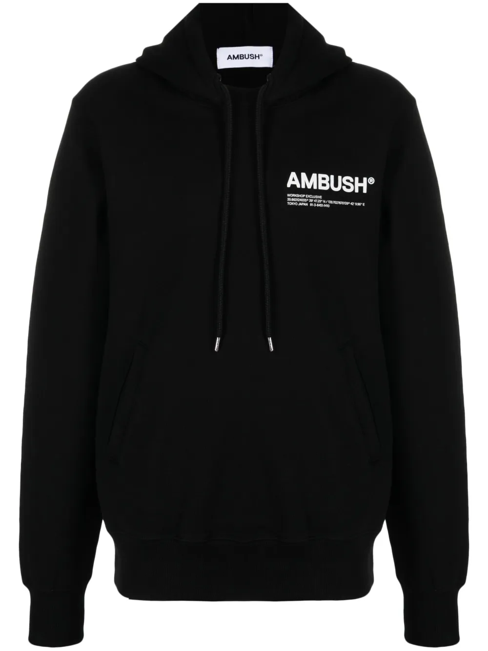 Худи WKSP с логотипом AMBUSH, черный
Худи WKSP с логотипом AMBUSH, черный