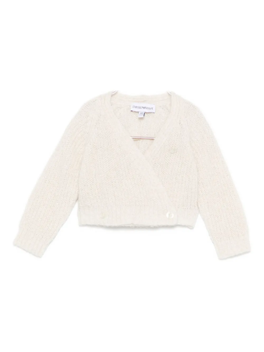 Топ с запахом Emporio Armani Kids, нейтральный
Топ с запахом Emporio Armani Kids, нейтральный