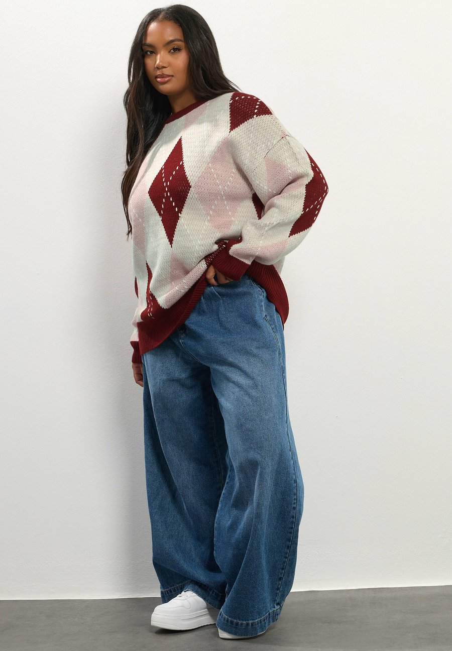 Джемпер Yours Clothing Jumper, Red/Bordeaux
Джемпер Yours Clothing Jumper, Red/Bordeaux