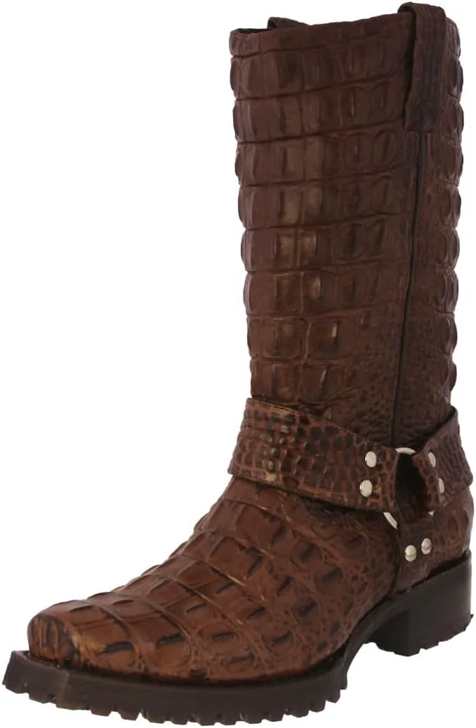 Мужские профессиональные ковбойские мотоботы коричневые из кожи с рисунком крокодила на задней части и квадратным носком Cowboy Professional, коричневый
Мужские профессиональные ковбойские мотоботы коричневые из кожи с рисунком крокодила на задней части и квадратным носком Cowboy Professional, коричневый