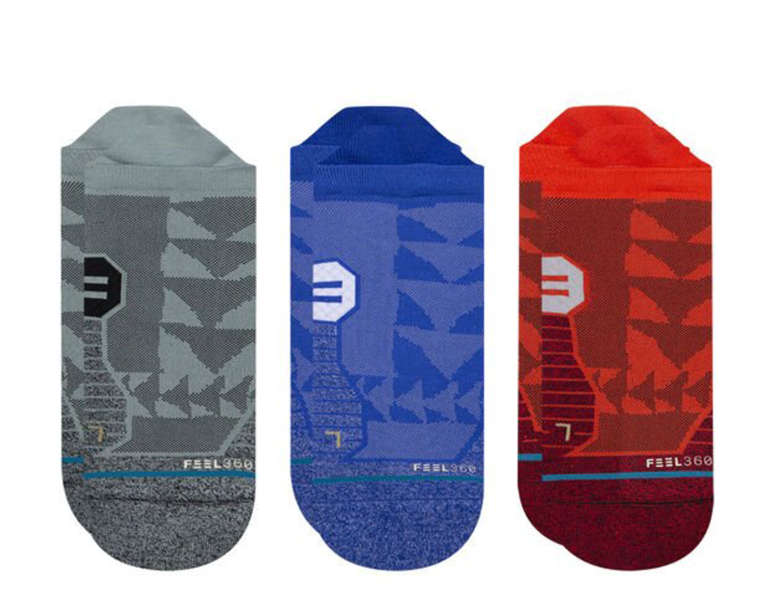 Носки Stance Feel 360 - Sloan Running Gry/Blue/Red Ankle Socks 3 Pack A248A21SLO-MUL
Носки Stance Feel 360 - Sloan Running Gry/Blue/Red Ankle Socks 3 Pack A248A21SLO-MUL