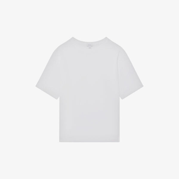 Хлопковая футболка Tate с круглым вырезом Reiss, белый
Хлопковая футболка Tate с круглым вырезом Reiss, белый