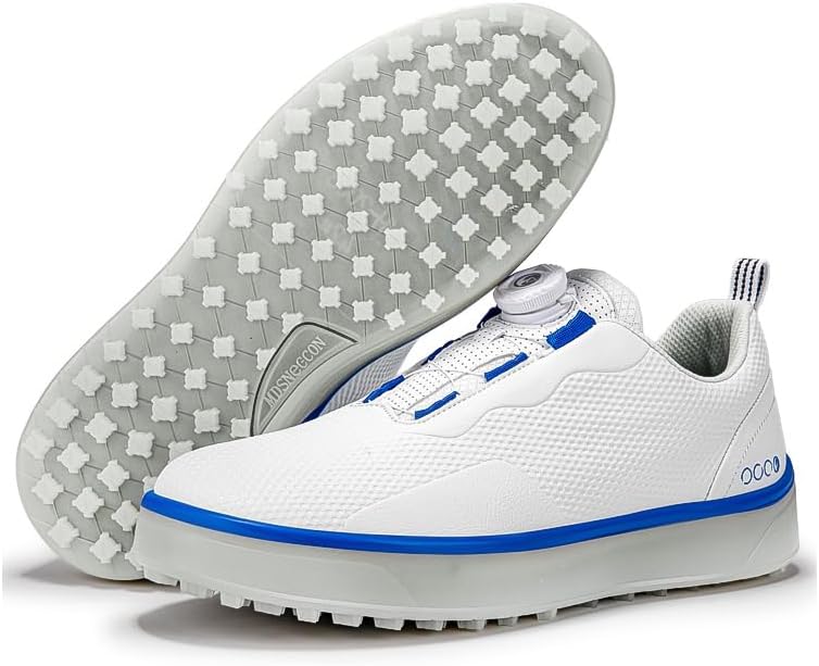 Мужские гольф-кроссовки профессиональные без шипов для тренировок Легкие Mdsneccon, белый/синий
Мужские гольф-кроссовки профессиональные без шипов для тренировок Легкие Mdsneccon, белый/синий