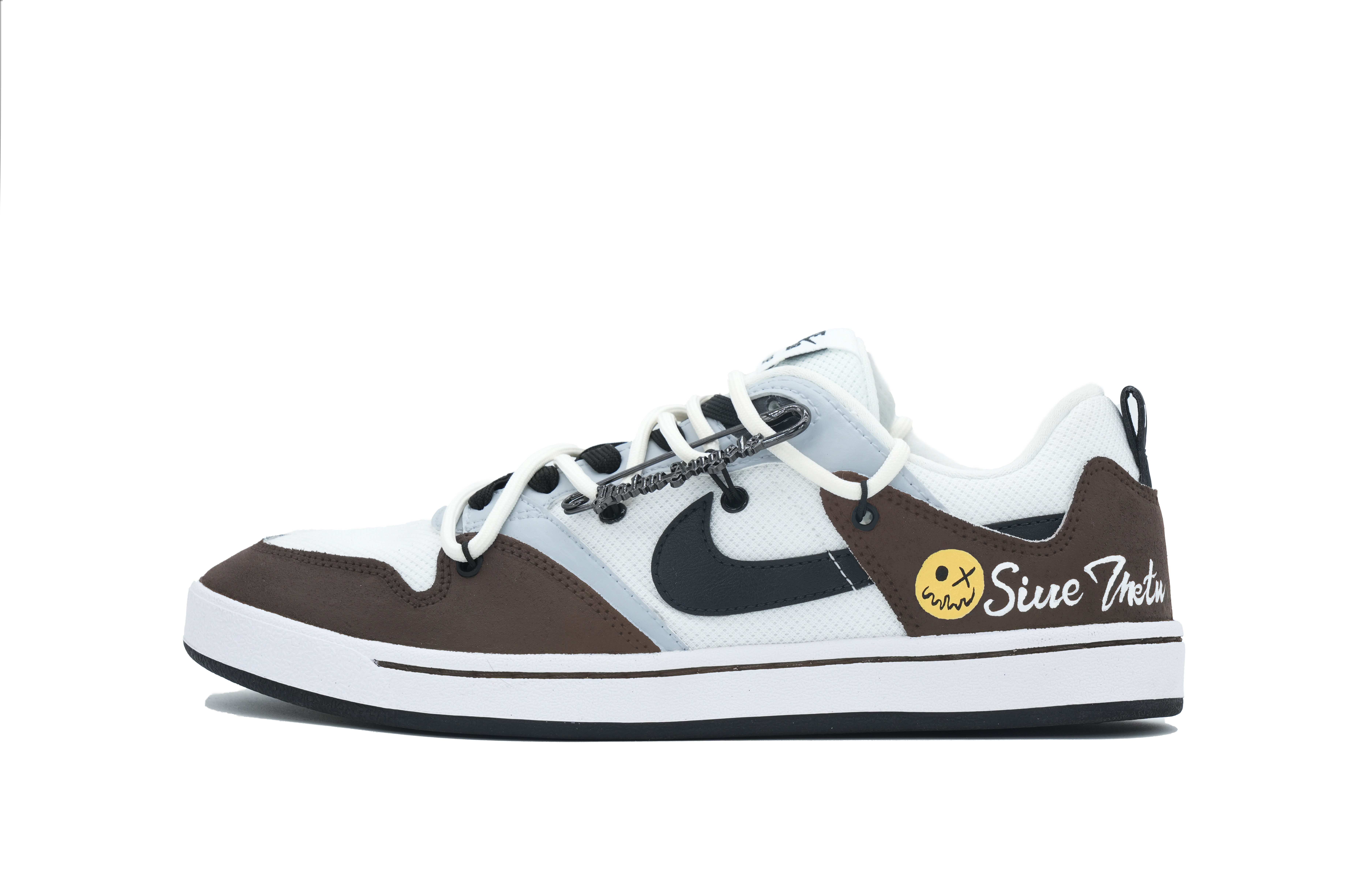 Nike Кроссовки для скейтбординга SB Alleyoop Joker Hand Drawn Trendy Individual Low Top, мужские, коричневато-бело-серые
Nike Кроссовки для скейтбординга SB Alleyoop Joker Hand Drawn Trendy Individual Low Top, мужские, коричневато-бело-серые