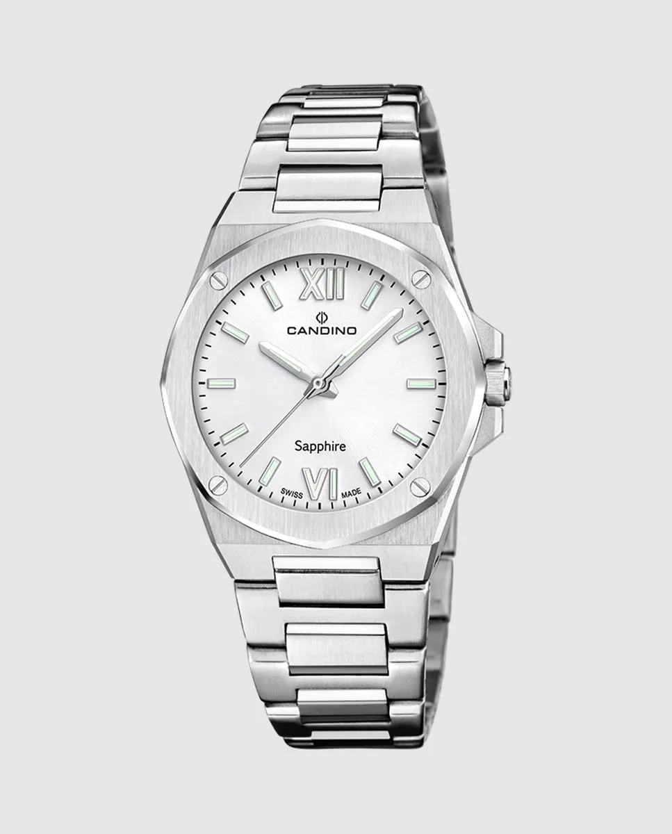 C4775/1 Женские часы Lady Elegance в серебристом стальном корпусе Candino, серебряный
C4775/1 Женские часы Lady Elegance в серебристом стальном корпусе Candino, серебряный