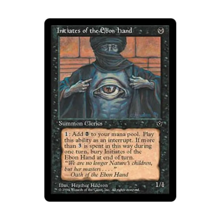 CCG Посвященные Эбеновой Длани - Вер. 1 (С3), MTG - Fallen Empires
CCG Посвященные Эбеновой Длани - Вер. 1 (С3), MTG - Fallen Empires