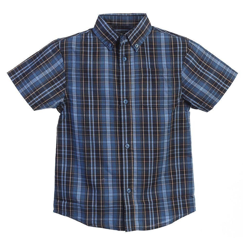 Gioberti Детская повседневная рубашка в клетку с короткими рукавами и пуговицами, цвет Navy Blue
Gioberti Детская повседневная рубашка в клетку с короткими рукавами и пуговицами, цвет Navy Blue
