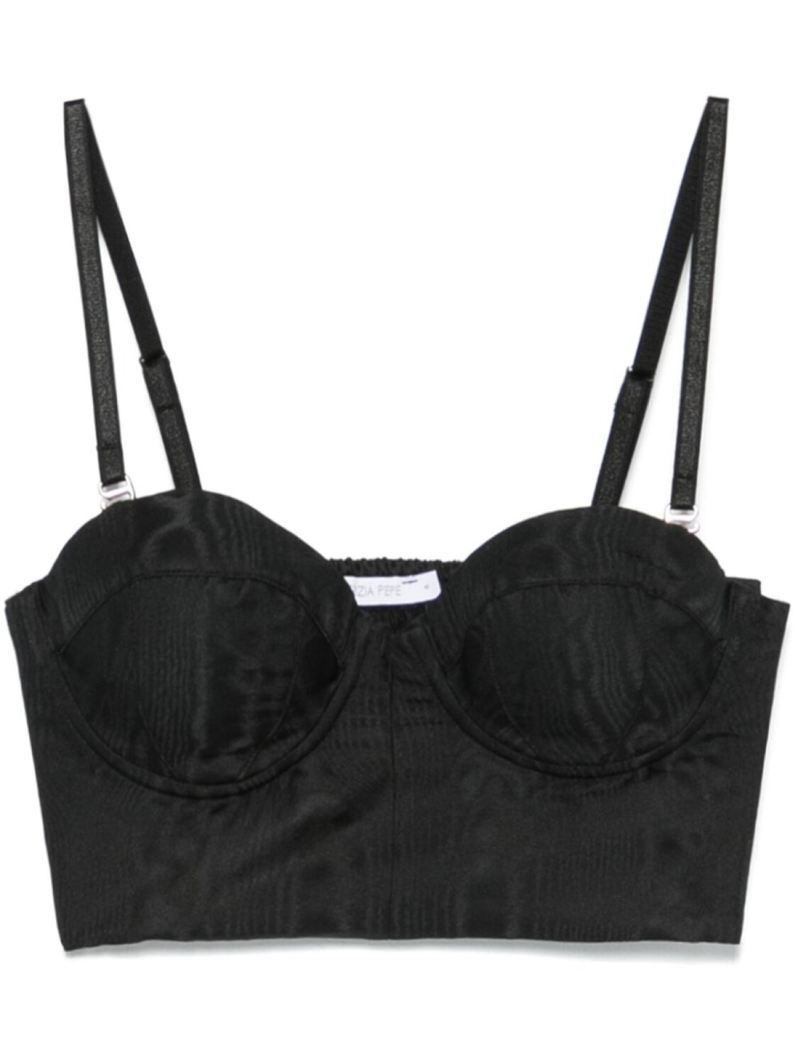 Жаккардовый топ-бюстье Patrizia Pepe с узором, черный
Жаккардовый топ-бюстье Patrizia Pepe с узором, черный