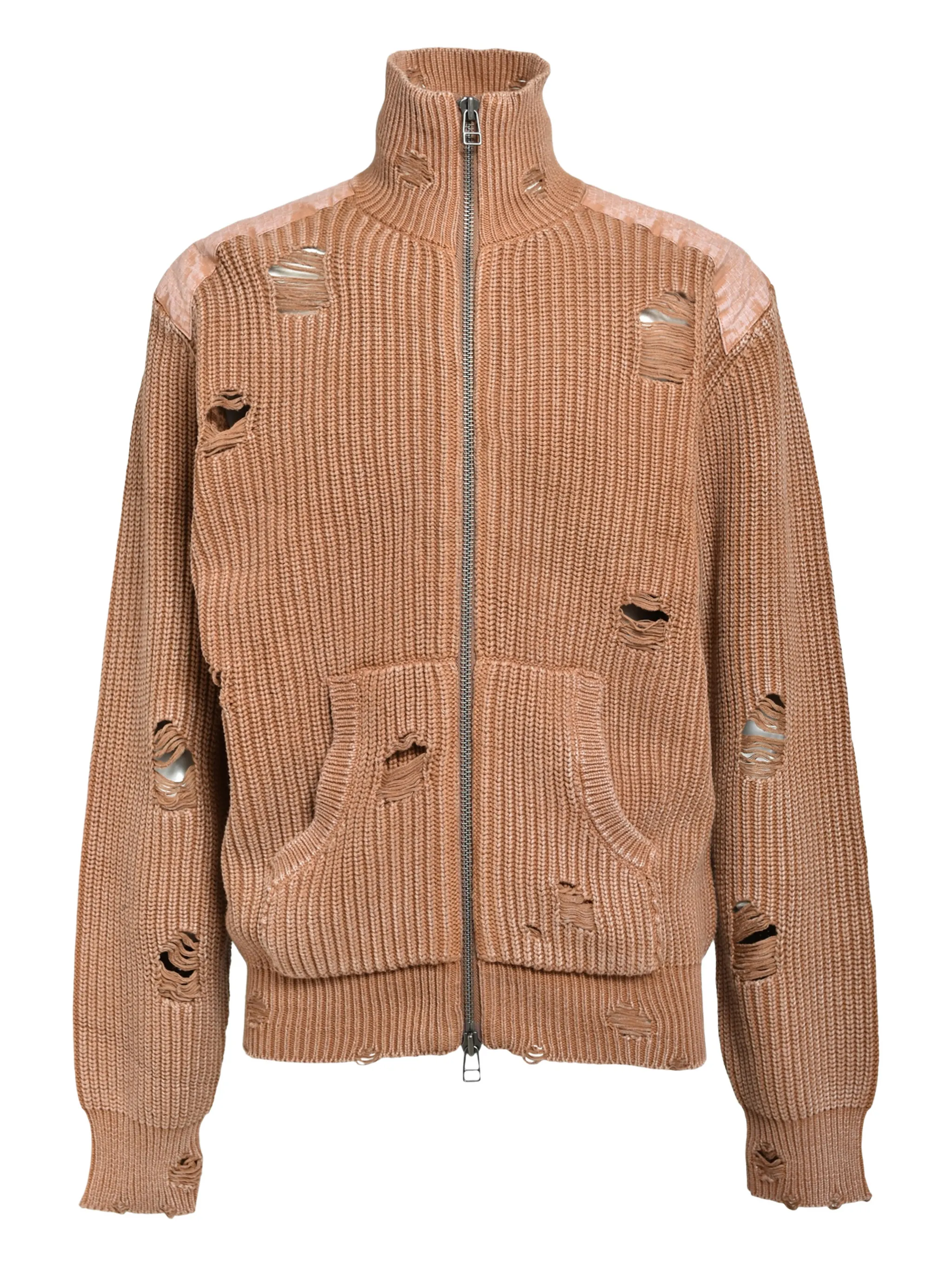 Кардиган с потертыми деталями Breath, коричневый
Кардиган с потертыми деталями Breath, коричневый