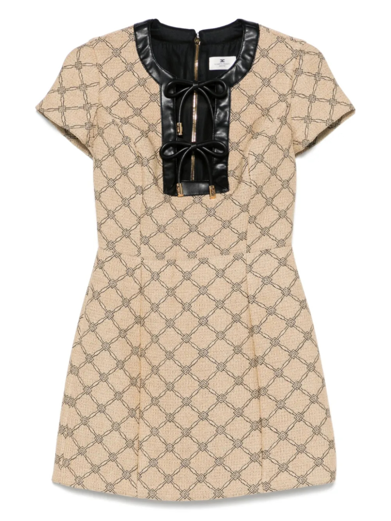 Платье с монограммой и жаккардом Elisabetta Franchi, нейтральный
Платье с монограммой и жаккардом Elisabetta Franchi, нейтральный