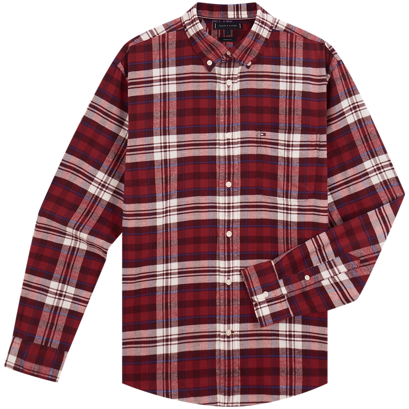 Tommy Hilfiger Мужская рубашка Red Plaid 0QJ
Tommy Hilfiger Мужская рубашка Red Plaid 0QJ