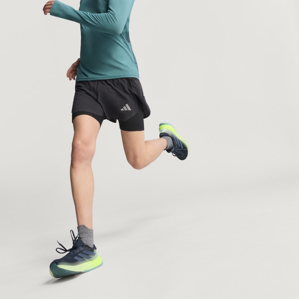 Спортивные шорты Adidas Adi365 Running CLIMACOOL+ 2-In-1 Shorts, черный 
Спортивные шорты Adidas Adi365 Running CLIMACOOL+ 2-In-1 Shorts, черный