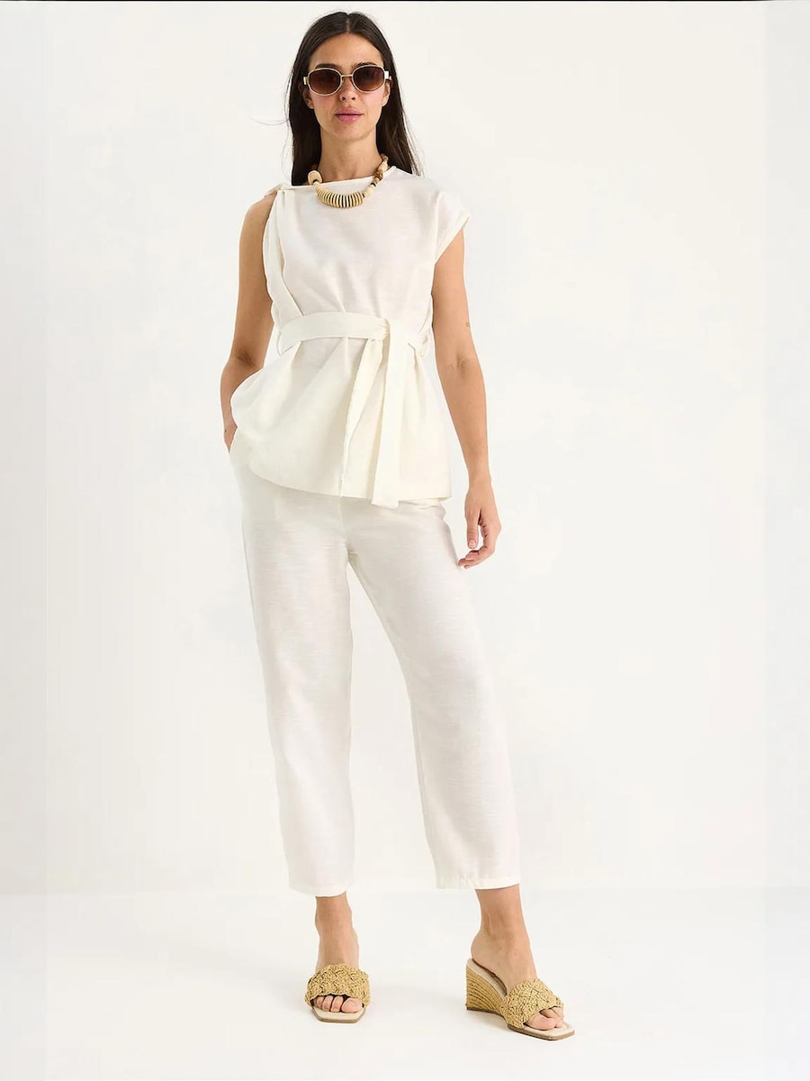 Брючный костюм Bianco Lucci, кремовый
Брючный костюм Bianco Lucci, кремовый